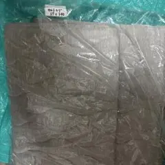 グレー 波形キルティングラグ 67 x 340