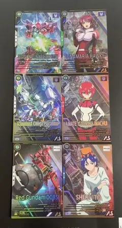 「パラレル6種セット」 機動戦士ガンダムアーセナルベース Uレア パラレル