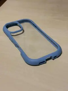 青 シリコン バンパーフレーム iPhone16用