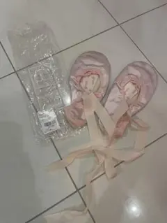 シルビア　バレエサテンシューズ 22.0cm ピンク