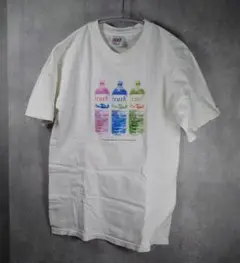 anvil ボトルプリント Tシャツ ホワイト サイズS 丸胴