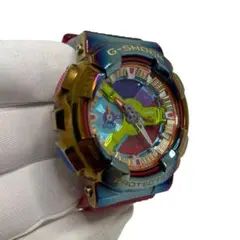 カシオ　G-SHOCK GM-110RB-2AJF 希少　箱付　マルチカラー GM-110RB-2AJF #マルチカラー #限定モデル 【┣”派手☆G-SHOCK