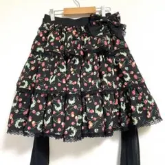 Angelic Pretty チェリー3段フリルシフォンスカート