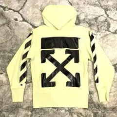★off white★オフホワイト× チャンピオン★コラボパーカー★