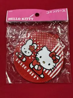 新品未使用　HELLO KITTY コインケース 赤