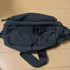 PORTER ブラック ウエストバッグ