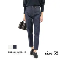 ザ シンゾーン センタープレスデニムパンツ IVY JEANS ネイビー 32