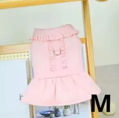 犬服ドッグウェア★冬パステルコート★ピンク★M