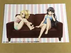 青春ブタ野郎はバニーガール先輩の夢を見ない　特典　ブロマイド　桜島麻衣　のどか