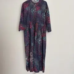 オレットイハナ花柄ロングワンピース