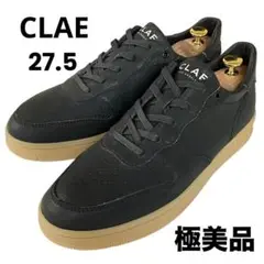 【ほぼ新品】◾️CLAE クレー◾️スニーカー◾️ローカット◾️厚底◾️レザー◾️ブラック