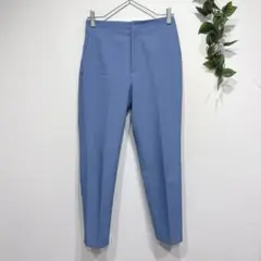 イネド　スラックス　テーパードパンツ　ウエスト後ゴム　きれい色　カジュアル　S