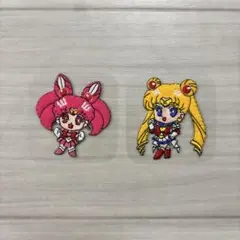 セーラームーン ちびうさ 刺繍ワッペンセット