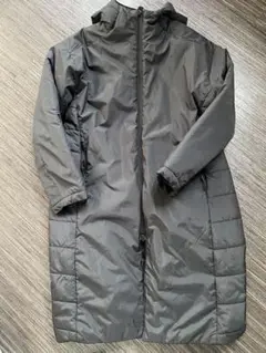 adidas ブラック ベンチコート