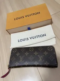 金曜まで価格!ルイヴィトン モノグラム クレマンス ジッピーウォレット 長財布