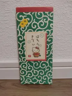 ハローキティ　平成レトロ　和風　メモ帳　サンリオ　激レア