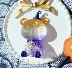 【高品質】Halloweenくまちゃんオルゴナイト