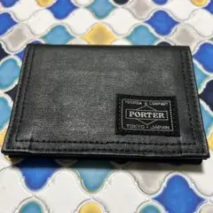 PORTER ブラック 二つ折りパスケース