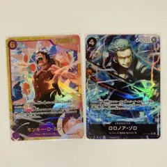 ワンピースカード　PRB THE BEST ルフィSEC ゾロ　Rパラレル