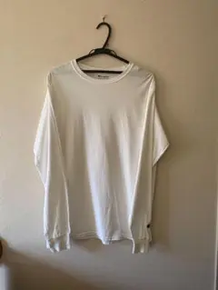 チャンピオン　長袖　Tシャツ ロンT 白　M