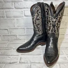 【美品】Tony Lama トニーラマ ウエスタンブーツ ブラック 6 1/2