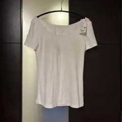 【未使用新品】ユニクロ エアリズムリブブラTシャツ シルクブレンド M