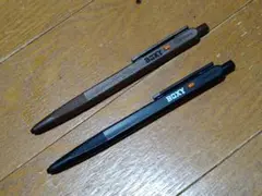 三菱 BOXY 100 初期ロゴ ボールペン 黒色&茶色