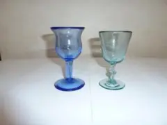 琉球ガラス　ガラス容器　２個