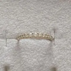 K18YG ダイヤモンドリング 0.26ct ハート＆キューピット