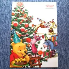 ディズニー　プーさん　ポストカード　ディズニーファン