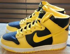 99 ナイキ NIKE ダンク ハイ DUNK HIGH 黒×黄 27.5cm
