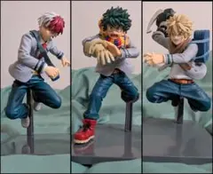 僕のヒーローアカデミア 緑谷出久　爆豪勝己　轟焦凍 フィギュアセット　箱なし