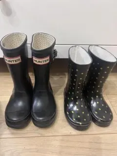 長靴　2足セット　Hunter bonton