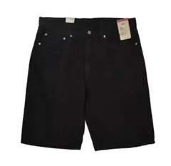 【ほぼ未使用】リーバイス 469 ルーズ デニム ショーツ ブラック