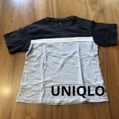 UNIQLO Tシャツ 140サイズ 黒/白