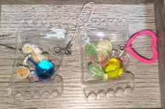 カラフルフルーツストラップ&ヘアクリップ