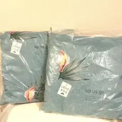新品 2way クッション ブランケット 2個セット