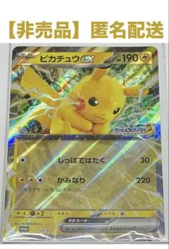 ポケモンカード ピカチュウ ex ジャンボカード