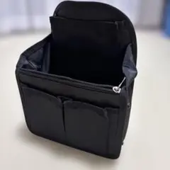 ブラック ナイロン バッグインバッグ