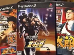 北斗の拳　猪木祭　サラリーマン金太郎　PS2実践パチスロソフト3本セット