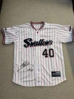東京ヤクルトスワローズ　市川悠太　#40 ホームユニフォーム　サイズM