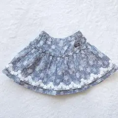【極美品】mezzopiano メゾピアノ キュロット スカパン 花柄 100