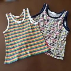 ノースリーブタンクトップ2枚セット