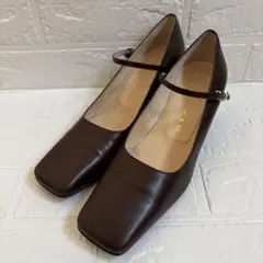 【美品】 リズラフィーネ ブラウン パンプス 24
