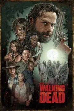 新品 The Walking Dead ウォーキングデッドブリキ看板 海外ドラマ