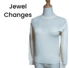 Jewel Changes ニットセーター クリーム色 レース