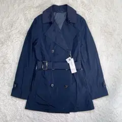 【タグ付き新品】スーツカンパニーシー　撥水　ネイビー　トレンチコート　40サイズ