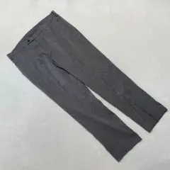 ユニクロ スラックス グレー ストレッチ ウエスト91cm 長さ76cm