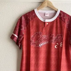 【美品】広島東洋カープ 半袖 Tシャツ ペイズリー柄 ファンクラブ 2018