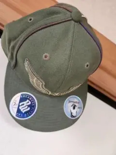 Rocawear オリーブグリーン キャップ 7 3/4